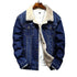 Newest Thick Men's Denim Jacket Long Sleeve Denim Jacket Coats